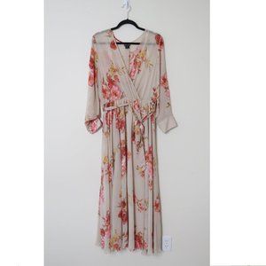 Kate & Lily Long Sleeve Boho Maxi Dress